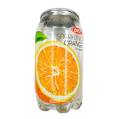 Газированный б/а напиток со вкусом апельсина Orange Sparkling OKF, Корея, 350 мл