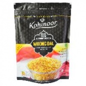 Пропитанные солью снэки из очищенной зеленой фасоли Moong Dal Kohinoor, Индия, 200 г,