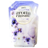 Кондиционер для белья с ароматом фиалки Porinse Aroma Capsule CJ Lion, Корея, 2,1 л
