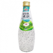 Фруктовый напиток с семенами базилика со вкусом кокоса Basil Seed Vinut, Вьетнам, 290 мл