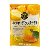 Карамель леденцовая с цитрусовым вкусом и начинкой Nama Yuzu Candy Ribon, Япония, 48 г