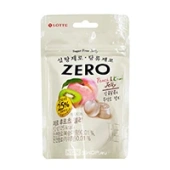 Жевательный мармелад без сахара со вкусом персика и киви Zero Fruit Jelly Lotte, Корея, 52 г