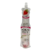 Напиток с кусочками желе Клубника Mokas, Китай, 180 мл