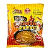 Лапша б/п сырный острый рамен стир-фрай Stir Fry Cheese Ramen Ottogi, Корея, 130 г