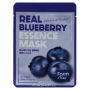 Тканевая маска с экстрактом голубики Real Blueberry Essence Mask FarmStay, Корея, 23 мл