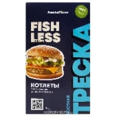 Растительные котлеты со вкусом трески &quot;Постная треска&quot; AwakePower, 200 г (заморозк.).