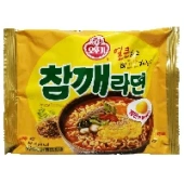 Лапша б\п со вкусом жареного кунжута Чамке Рамен Sesame Ramen Оттоги/Ottogi, Корея, 115 г