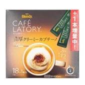 Растворимый кофе капучино со сливками в стиках Cafe Latory Blendy AGF, Япония, 218,5 г (11,5 г х 19 шт.)