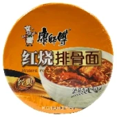Лапша б/п Тушеные Ребрышки Kangshifu, Китай, 108 г