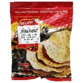Лепешки из муки бобовых с кумином (зирой) Папад Bikano, Индия, 200 г