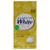 Кусковое туалетное мыло с ароматом цитруса White KAO (6 шт.), Япония, 510 г