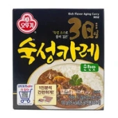 Соус карри нежное выдержанное Rich Flavor Aging Curry Mild Ottogi, Корея, 100 г кубики