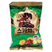 Леденцовая карамель (сливочная, банан, кофе) Trio Scotch Candy Lotte, Корея, 157 г
