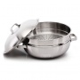 Кастрюля вок с пароваркой 3-х слойная (нерж.сталь-алюмин.-нерж.сталь) S Master 30 см, Корея Кастрюля вок с пароваркой 3-х слойная (нерж.сталь-алюмин.-нерж.сталь) S Master 30 см, Корея