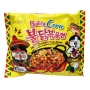 Пшеничная лапша со вкусом курицы и кукурузы/Hot chicken flavor ramen bouldak corn Samyang, Корея, 130 г.