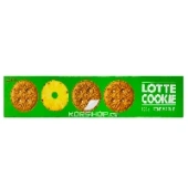 Печенье со вкусом ананасов Sand Pineapple Lotte, Корея, 105 г