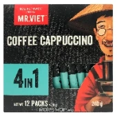 Растворимый кофе в стиках 4 в 1 Капучино Mr.Viet, Вьетнам, 240 г