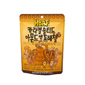 Миндаль обжаренный со вкусом солёной карамели и крендельками Caramel Salted Almond and Pretzel HBAF, Корея, 40 г