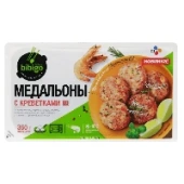 Медальоны куриные с креветками Bibigo Pop, 360 г