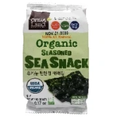 Органическая сушеная обжаренная морская капуста, Корея, 5 г