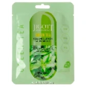 Ампульная маска с экстрактом зеленого чая Green Tea Real Ampoule Mask Jigott, Корея, 27 мл