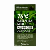 Ампульная сыворотка для лица с экстрактом зеленого чая Green Tea Seed All-In-One Ampoule FarmStay, Корея, 250 мл