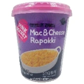 Рисовые клецки с лапшой (рапокки) с сыром Pink Rocket (стакан), Корея, 155 г