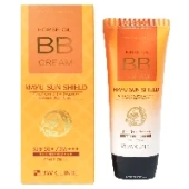 ВВ Крем с лошадиным маслом для сухой кожи лица SPF 50+ PA +++ 3W Clinic, Корея, 50 мл.