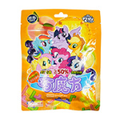 Жевательный мармелад с фруктовым соком в кислой посыпке Микс фруктов Magic Cube Tala's, Китай, 60 г