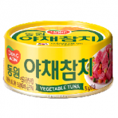 Консервированный тунец с овощами в масле Dongwon, Корея, 100 г