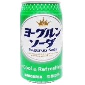 Газированный напиток со вкусом йогурта Yogurun Soda Sangaria, Япония, 350 мл