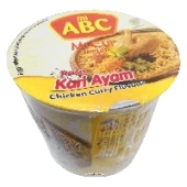 Лапша б/п со вкусом курицы карри Mi ABC (стакан), Индонезия, 60 г