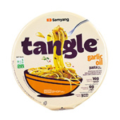 Паста б/п с чесночно-масляным соусом (чашка) Tangle Garlic Oil Pasta Big Bowl Samyang, Корея, 100 г