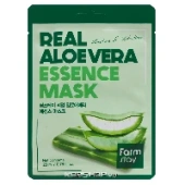 Тканевая маска с экстрактом алоэ Real Aloe Essence Mask FarmStay, Корея, 23 мл