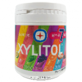 Жевательная резинка «7 фруктовых вкусов» Xylitol Gum Bottle Lotte, Япония, 143 г