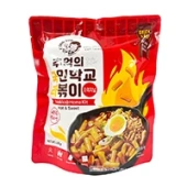Рапокки остро-сладкие (рамен с токпокки) Hot &amp; Sweet for Pan-frying (пауч) Cook-Tok, Корея, 205 г