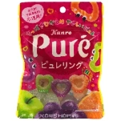 Фруктовый жевательный мармелад в форме колечек Pure Kanro, Япония, 63 г