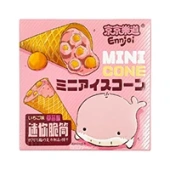 Печенье Мини Конус со вкусом клубники Ennjoi Guandong Lefen, Китай, 120 г