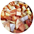Консервированные фрукты (ананас, папайя, гуава, кокосовое желе) P.V.T.Foods, Таиланд, 3,1 л