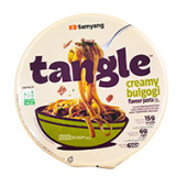 Паста б/п со сливочным соусом Бульгоги (чашка) Tangle Creamy Bulgogi Flavour Pasta Big Bowl Samyang, Корея, 105 г