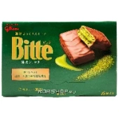 Печенье со вкусом Матча в шоколаде Bitte Glico, Япония, 120 г