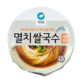 Рисовая лапша б/п неострая со вкусом анчоуса Rice Noodle With Anchovy Non-Spicy Daesang, Корея, 92 г