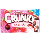 Хрустящие шоколадные шарики со вкусом клубники Crunky Pop Joy Strawberry Lotte, Япония, 32 г