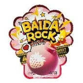 Карамель взрывная со вкусом клубники Popping Candy Baida Rock, Китай, 30 г