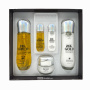 Омолаживающий набор с золотом (тонер + эмульсия + крем) 3SET Signature 24K Gold Essential Skin Care Jigott, Корея