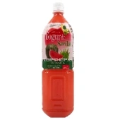 Напиток негазированный Алоэ + Арбуз со вкусом йогурта YogoVera Watermelon Samjin, Корея, 1,5 л