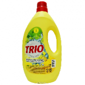 Средство для мытья посуды с экстрактами зеленого чая, лимона и алоэ Trio Lemon, Корея, 1 кг
