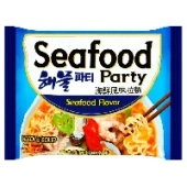 Лапша со вкусом морепродуктов Seafood Party Samyang, Корея, 125 г