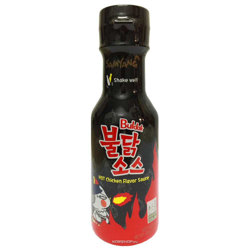 Острый соус со вкусом курицы бульдак Samyang, Корея, 200 г