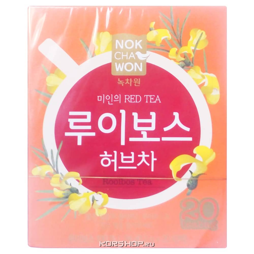 Красный чай Ройбуш Rooibos Nokchawon, Корея, 24 г
